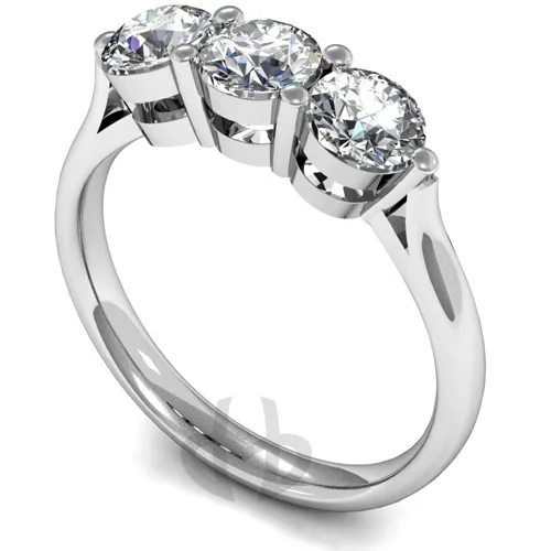 Platinum Trilogy Diamond Ring (TBC301) 